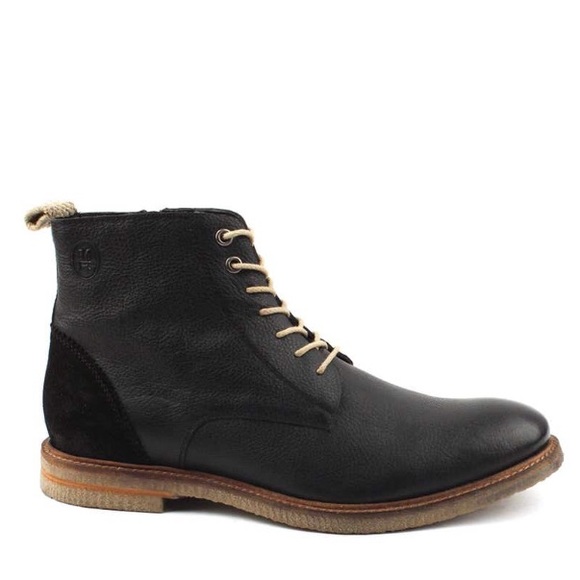 MODERN FICTION Leather & Suede Lace-Up Men’s Boot - Picture 3 of 6